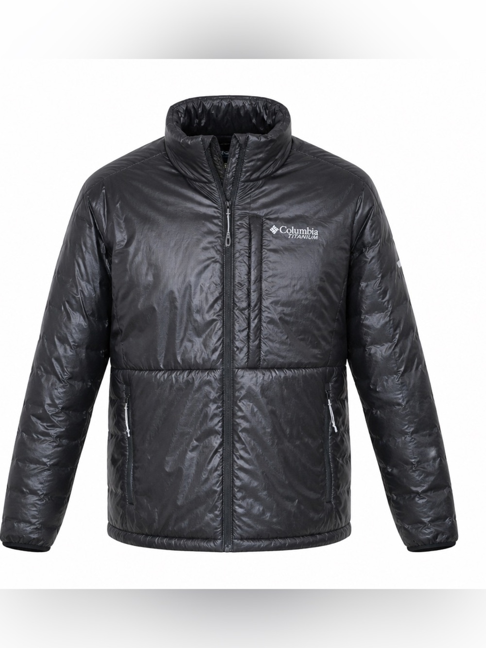 Columbia Titanium Men's Black Packable Puffer Jacket